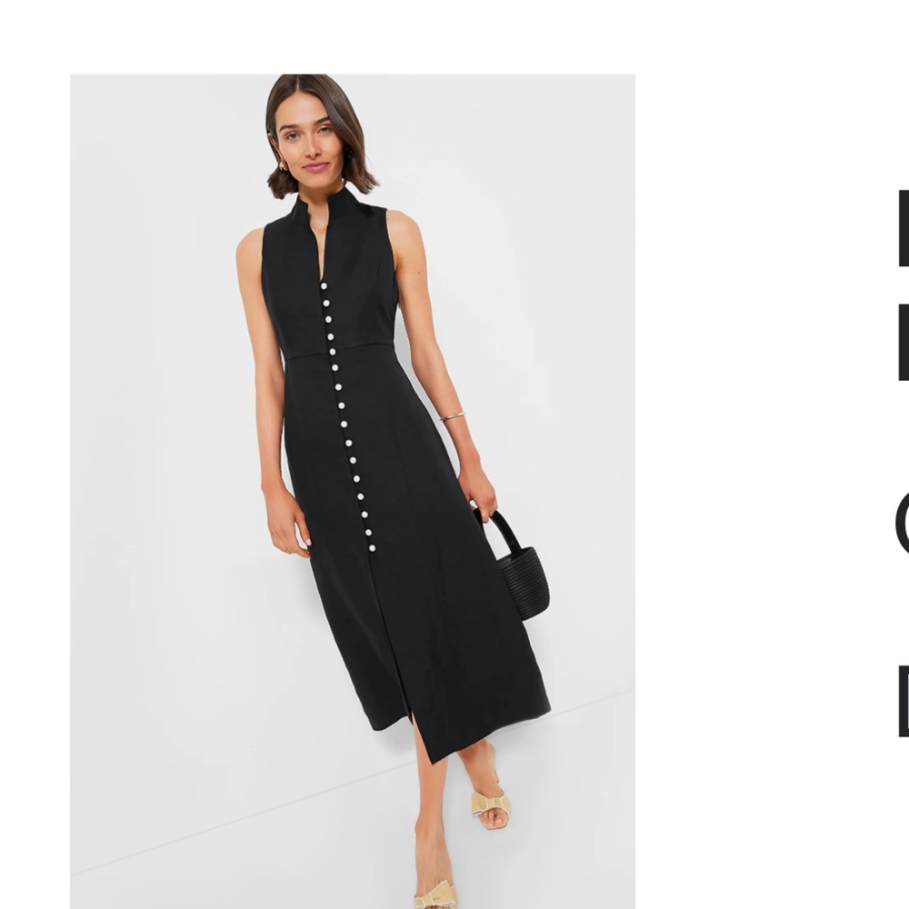 NWT Tuckernuck Leighton Black Sleeveless Dress